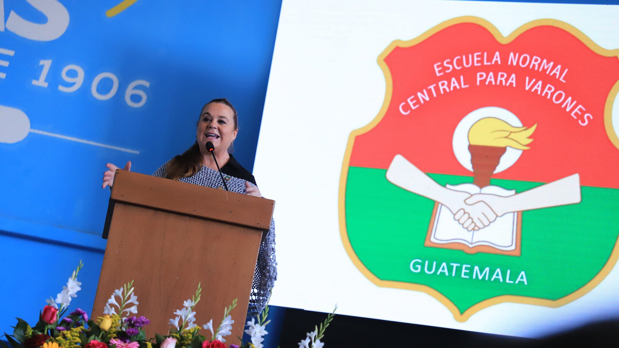 La ministra de Educación, Anabella Giracca, durante una actividad reciente.
