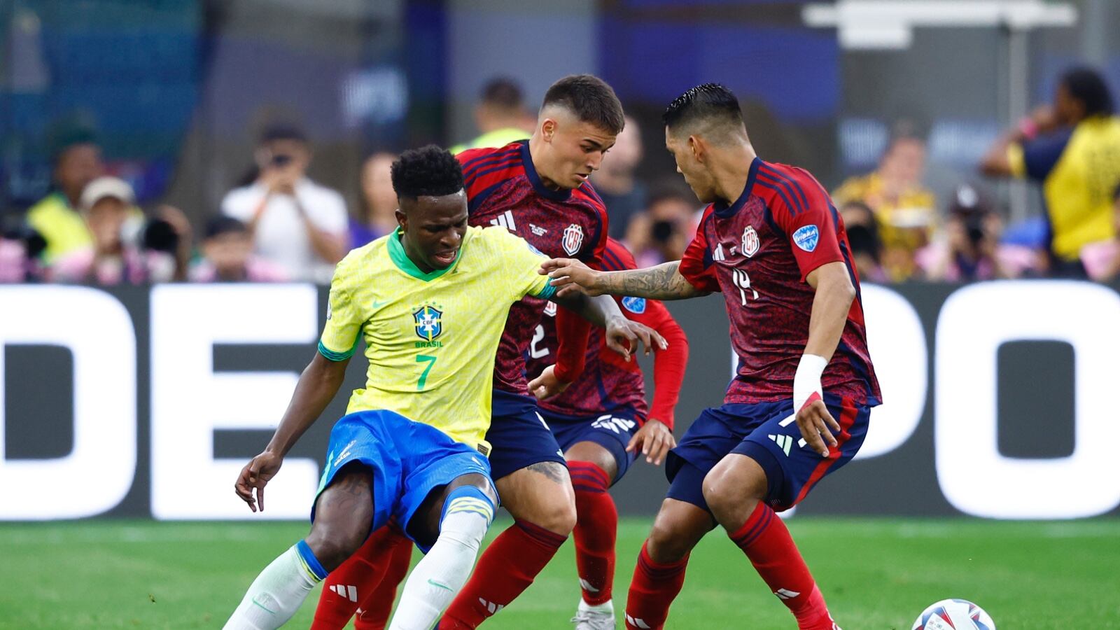 El SoFi Stadium fue testigo del primer empate entre Costa Rica y Brasil, en su debut en la Copa América 2024.