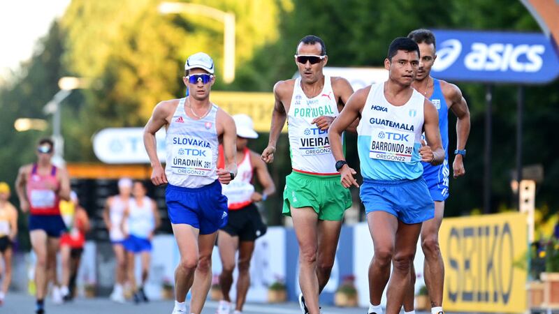 Barrondo completa los 35 kilómetros de marcha en el Mundial de Atletismo