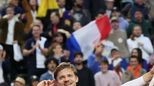 David Goffin en el Roland Garros 2024.