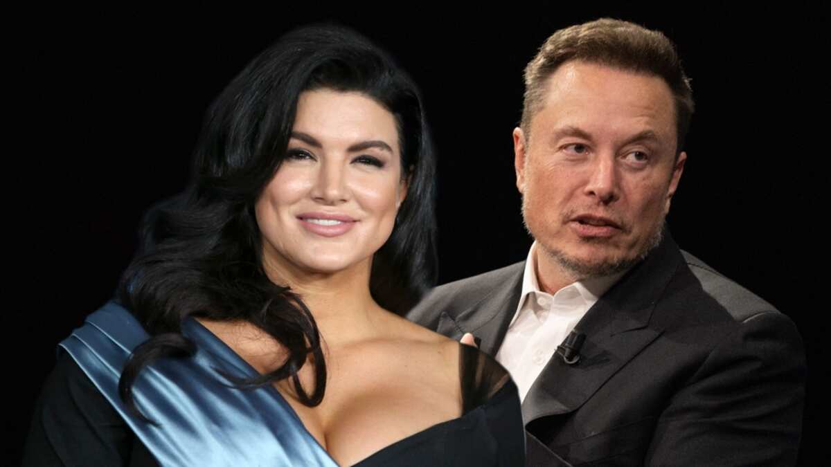 Gina Carano y Elon Musk