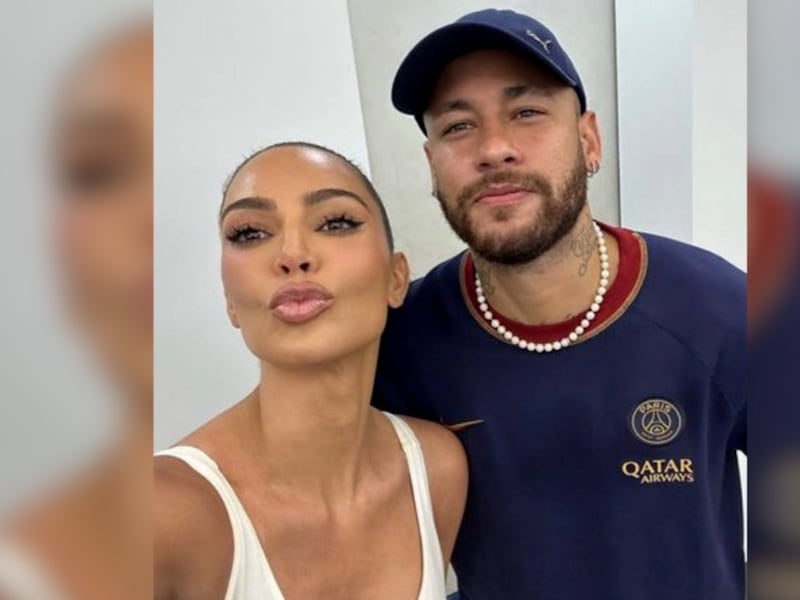 Neymar debuta como modelo de ropa interior junto a Kim Kardashian
