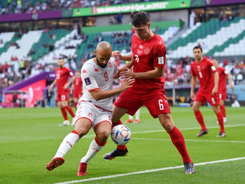 ¡Primer partido sin goles del Mundial! Dinamarca y Túnez no pasan del empate
