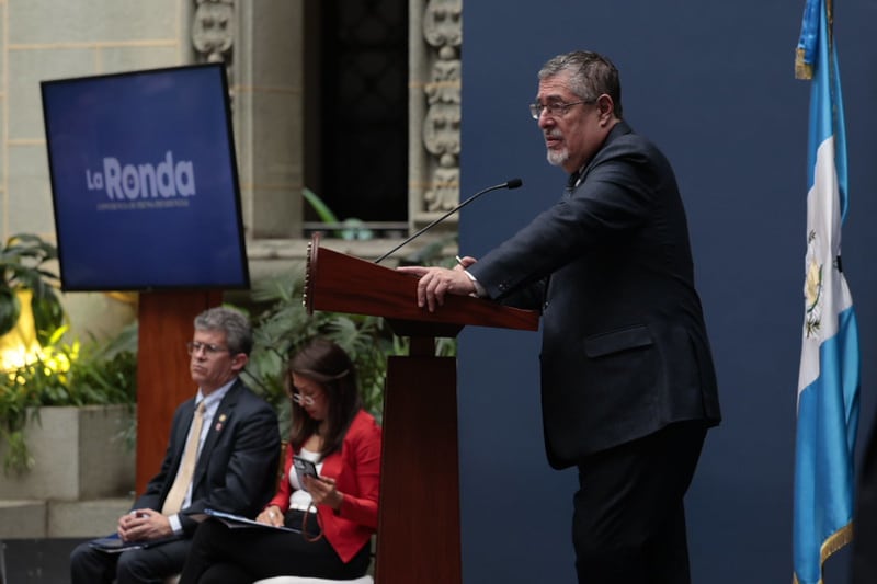 Presidente Bernardo Arévalo.