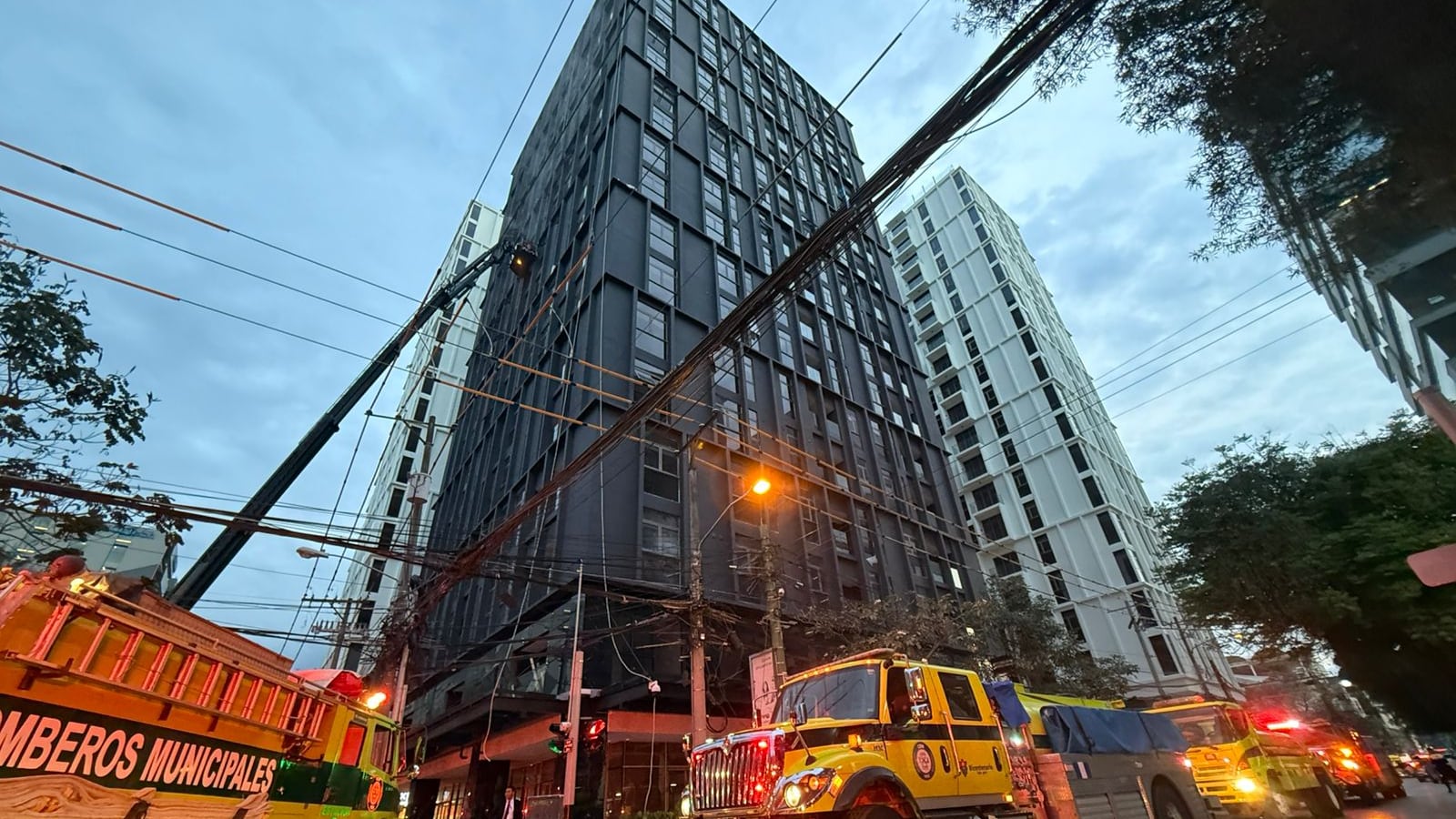 El incendio fue controlado por el cuerpo de Bomberos Municipales. Foto: CBM