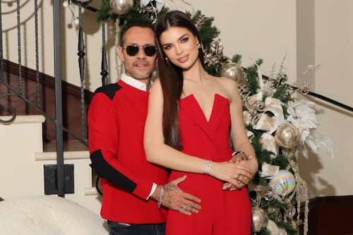 Marc Anthony y Nadia Ferreira esperan a su segundo bebé