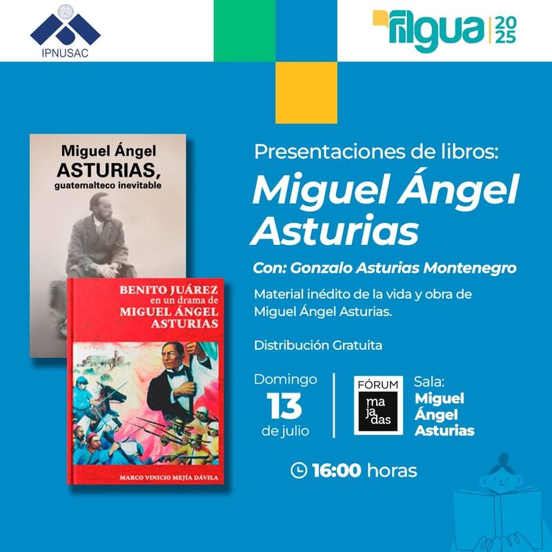 El domingo 13 de julio habrá presentación de la obra del escritor guatemalteco Miguel Ángel Asturias.