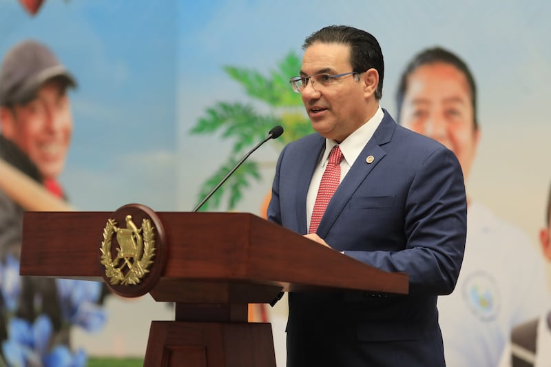 El ministro de Gobernación, Marco Antonio Villeda.