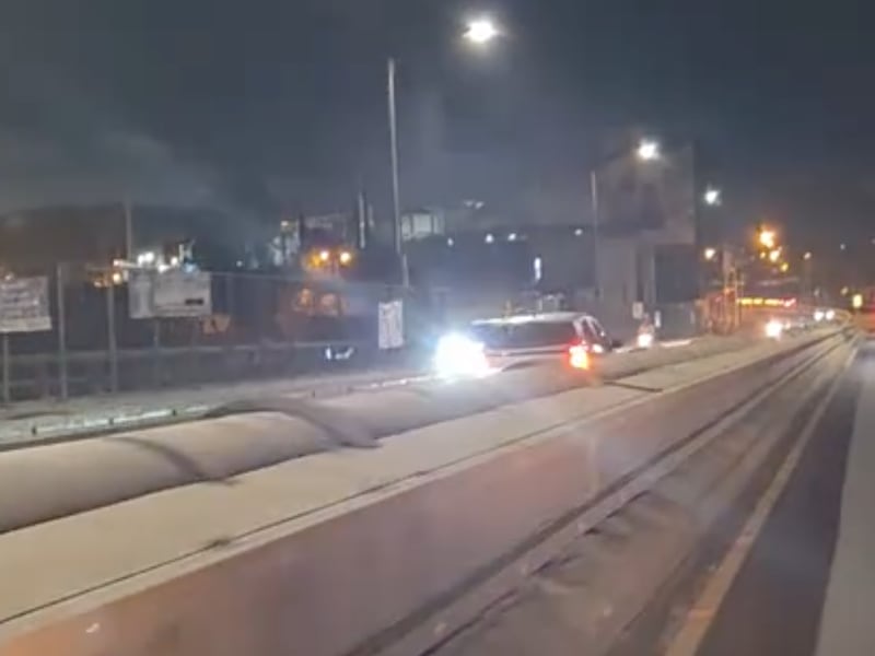 Multa de Q25 mil para conductor que fue grabado en carriles contrarios en El Periférico