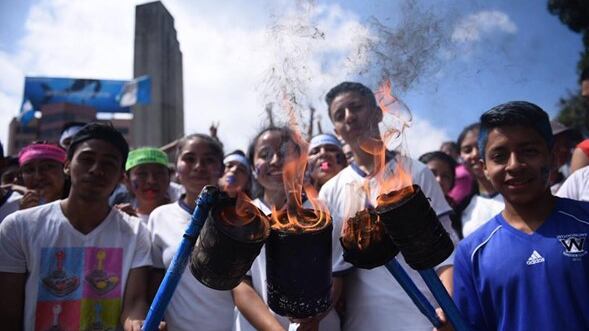 Cientos de guatemaltecos se darán cita al Obelisco para el tradicional encendido de antorchas