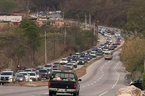 Largas filas en ruta al Atlántico: 7 km de congestión por reducción de carriles
