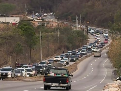 Largas filas en ruta al Atlántico: 7 km de congestión por reducción de carriles