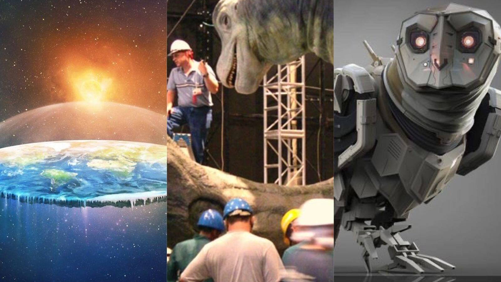 Las teorías más ridículas que aún circulan
¿Creerías que hay gente que dice que los dinosaurios no existieron?