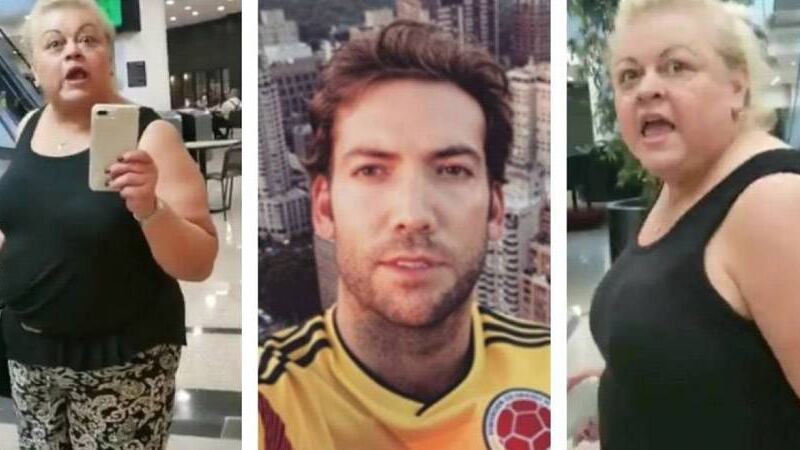 VIDEO. Hijo de Juan Manuel Santos graba a mujer que le gritó improperios