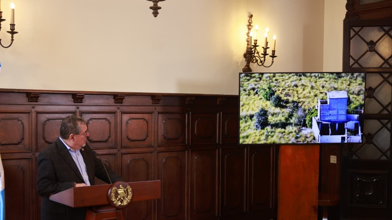 El presidente Bernardo Arévalo.