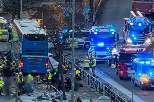 VIDEO. Grave accidente en Suecia deja varias víctimas mortales