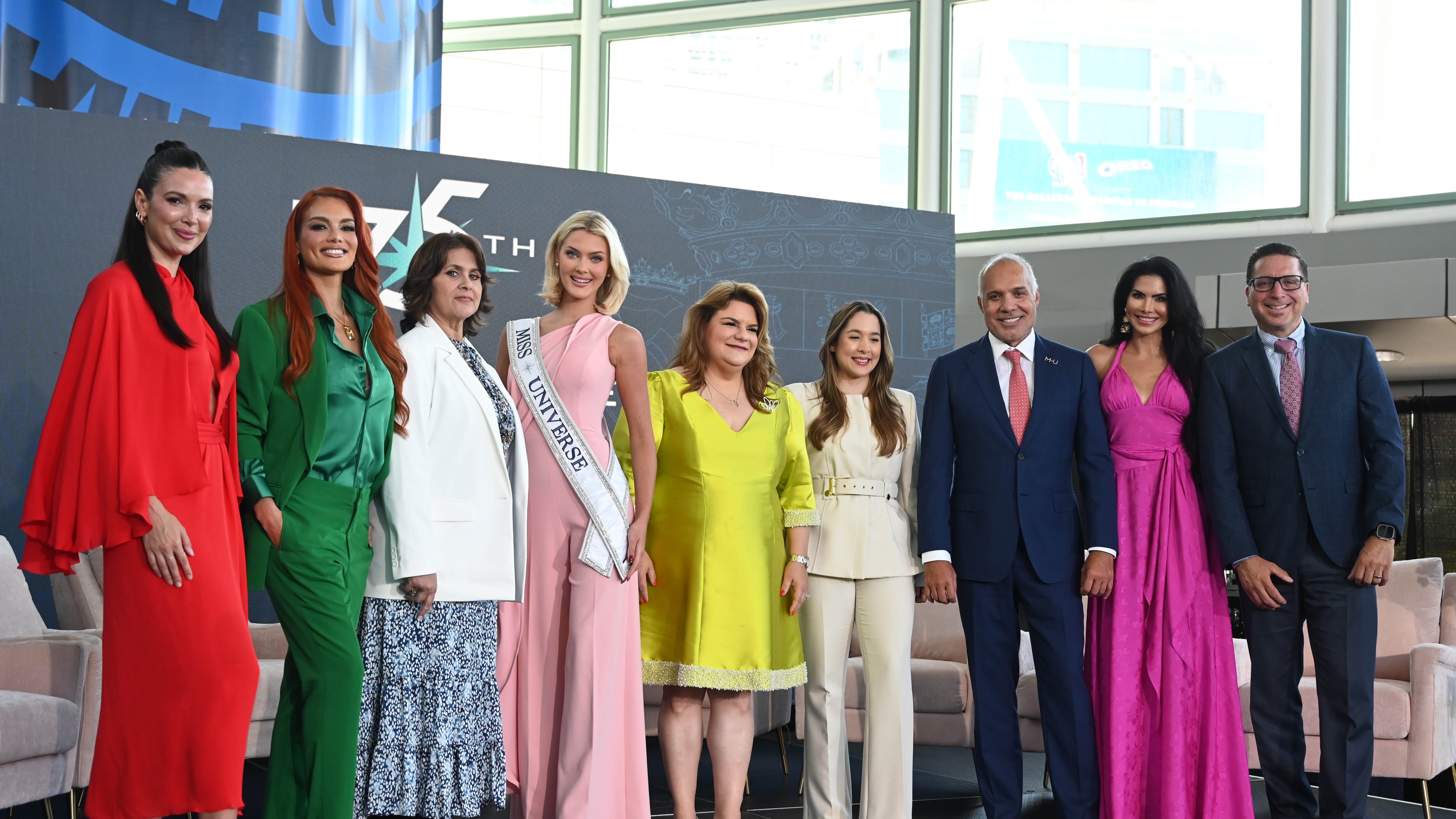 Anuncio de la celebración de Miss Universe 2026 en Puerto Rico.