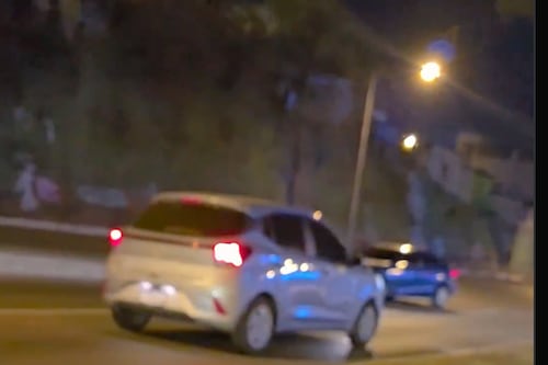 Video de segunda parte del carro en carriles contrarios en El Periférico