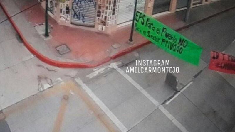 Paso cerrado en zona 1 por manifestación de sancarlistas