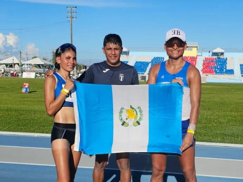Erick Barrondo, Mirna y José Ortiz, ganan medallas de oro y plata en campeonato en Bahamas
