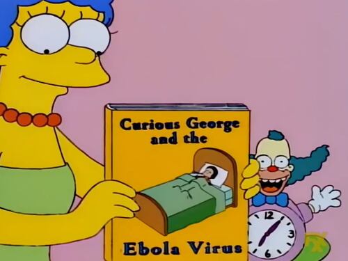 ¿Predicción del ébola? El libro de cuentos en Los Simpson que revela algo inusual