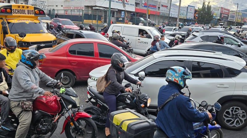Del total de hechos de tránsito reportados, que involucran a motoristas, mil 236 han sido reportados en el departamento de Guatemala. Foto: Stanley Herrarte/PUBLINEWS.