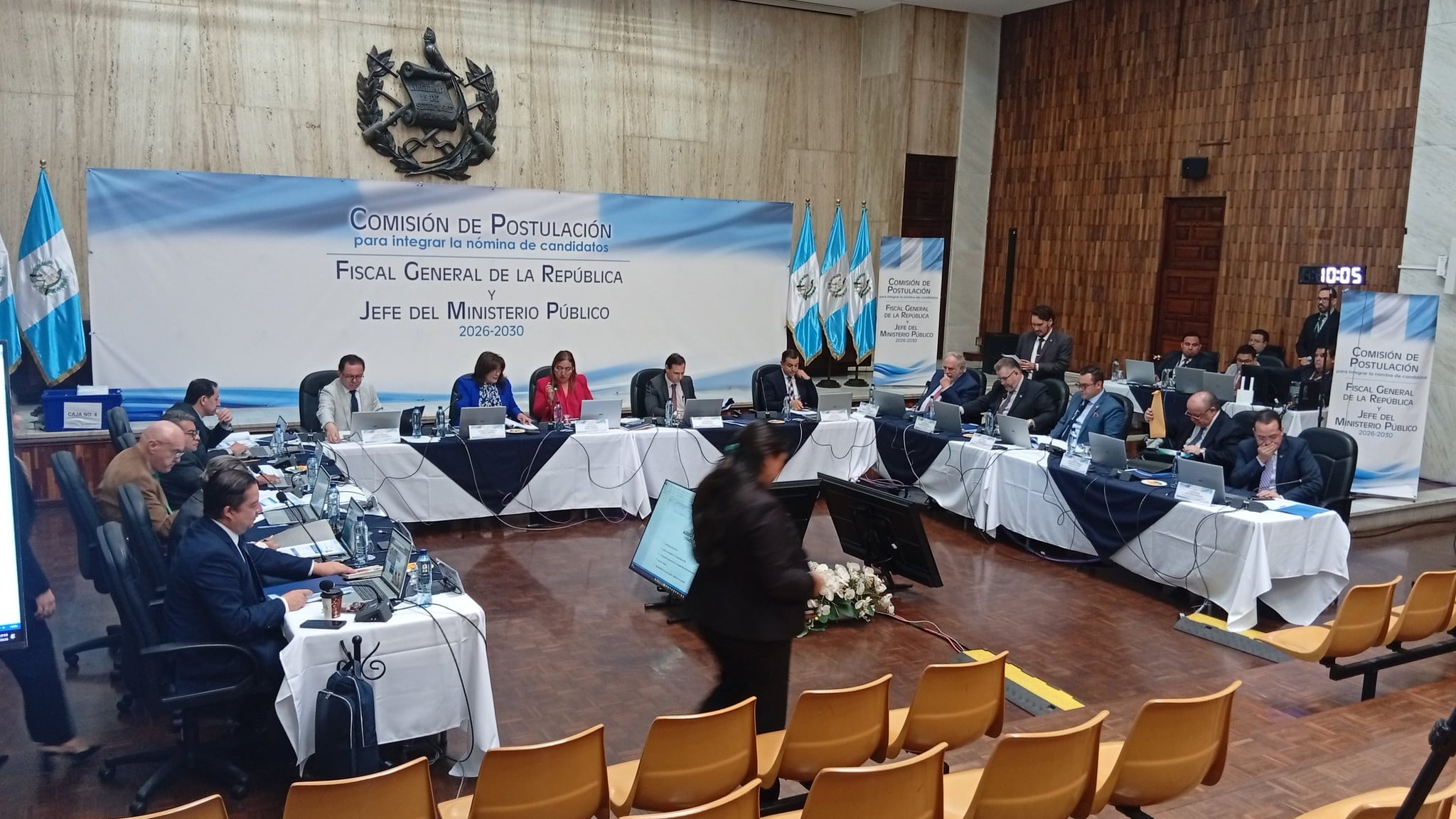 Comisión de Postulación del MP. Foto: Guatemala Visible