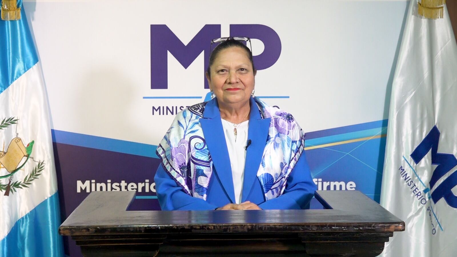 Fiscal general y jefa del Ministerio Público de Guatemala. (Foto: @MPGuatemala)