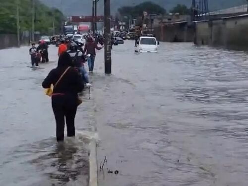 Impresionantes imágenes de Palín-Escuintla inundado
