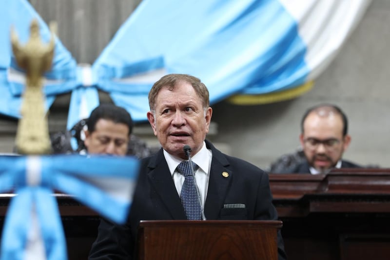 El presidente del Legislativo, Luis Contreras.