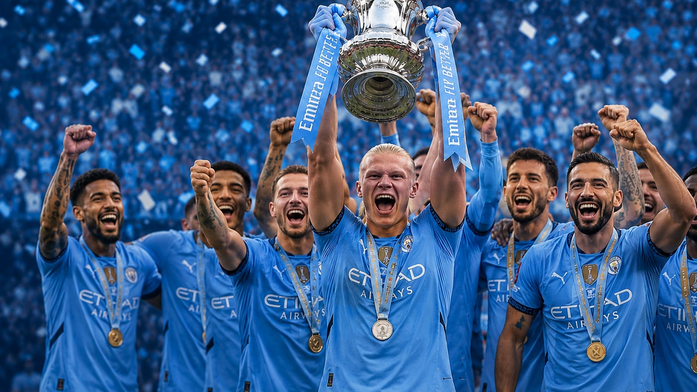 El Manchester City se proclamó campeón de la FA Cup por octava vez. Foto: IA