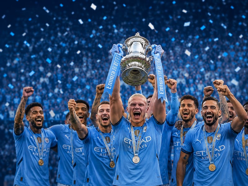El Manchester City ganó por octava vez la FA Cup