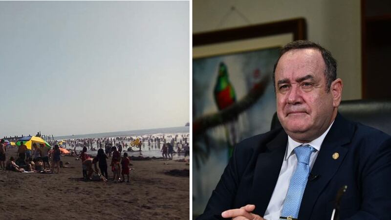 Presidente Giammattei: "Si no cambian las condiciones, habrá acceso a las playas"