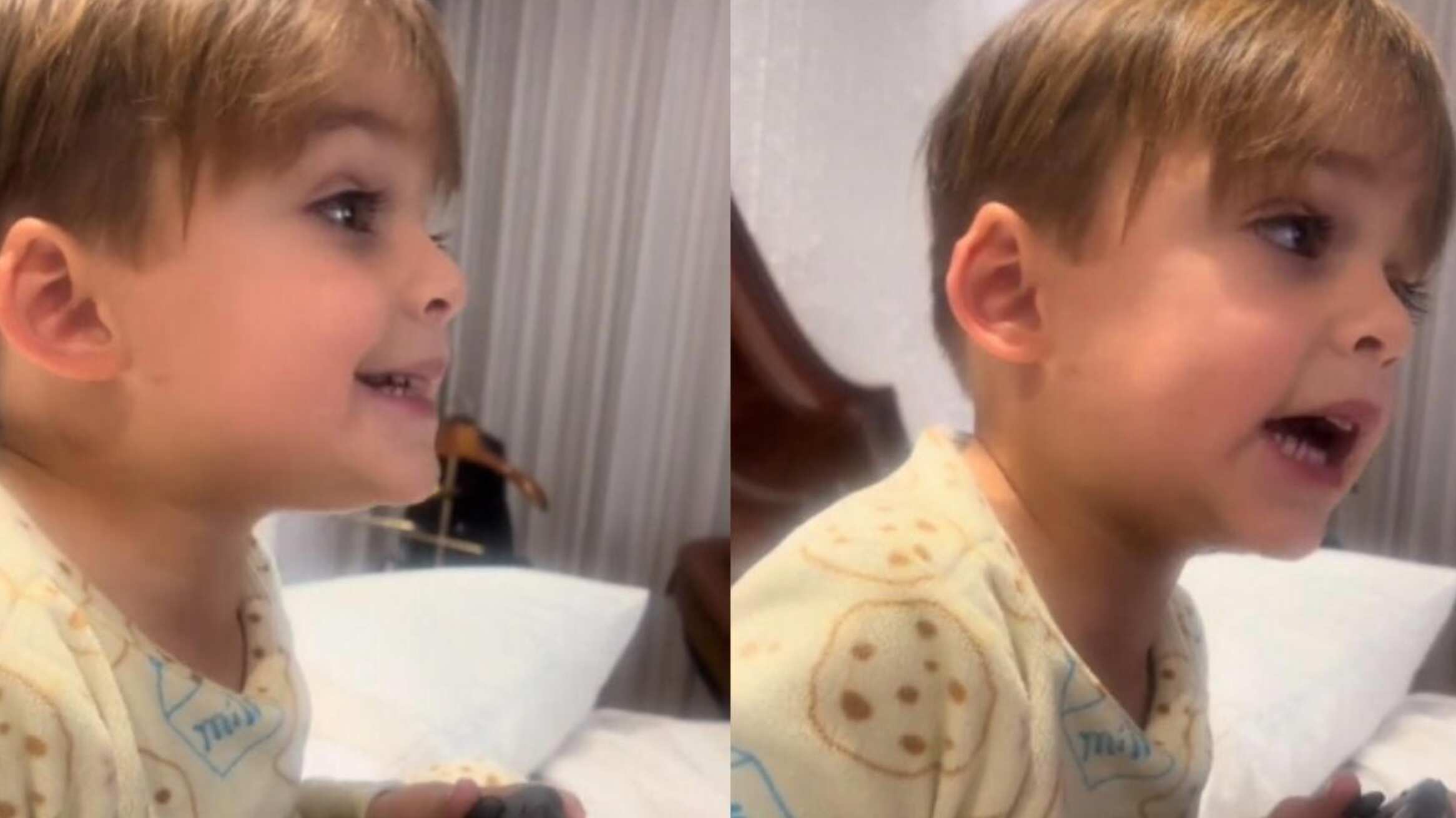 Se ve que es todo un pequeño experto