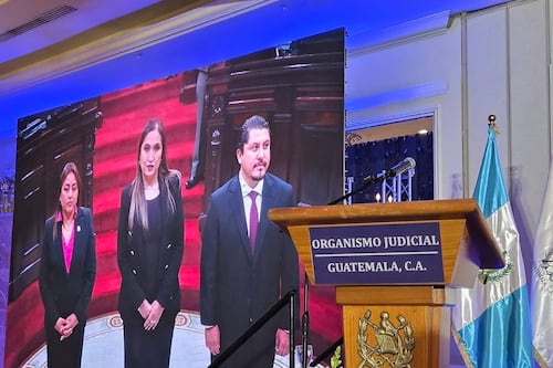 En acto solemne, Claudia Paredes asume presidencia del Organismo Judicial