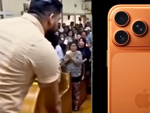 Pastor pide dinero para comprar el iPhone 17 Pro Max por “voluntad de Dios”