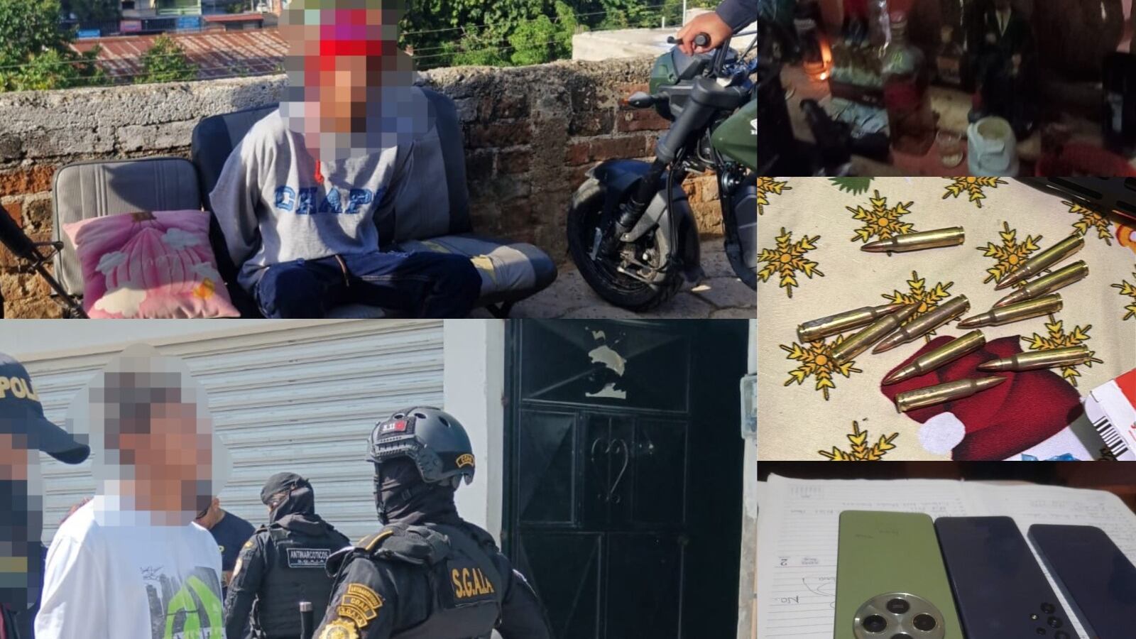 La Fiscalía contra el Delito de Extorsión reporta de manera preliminar la aprehensión de 17 personas. Foto MP