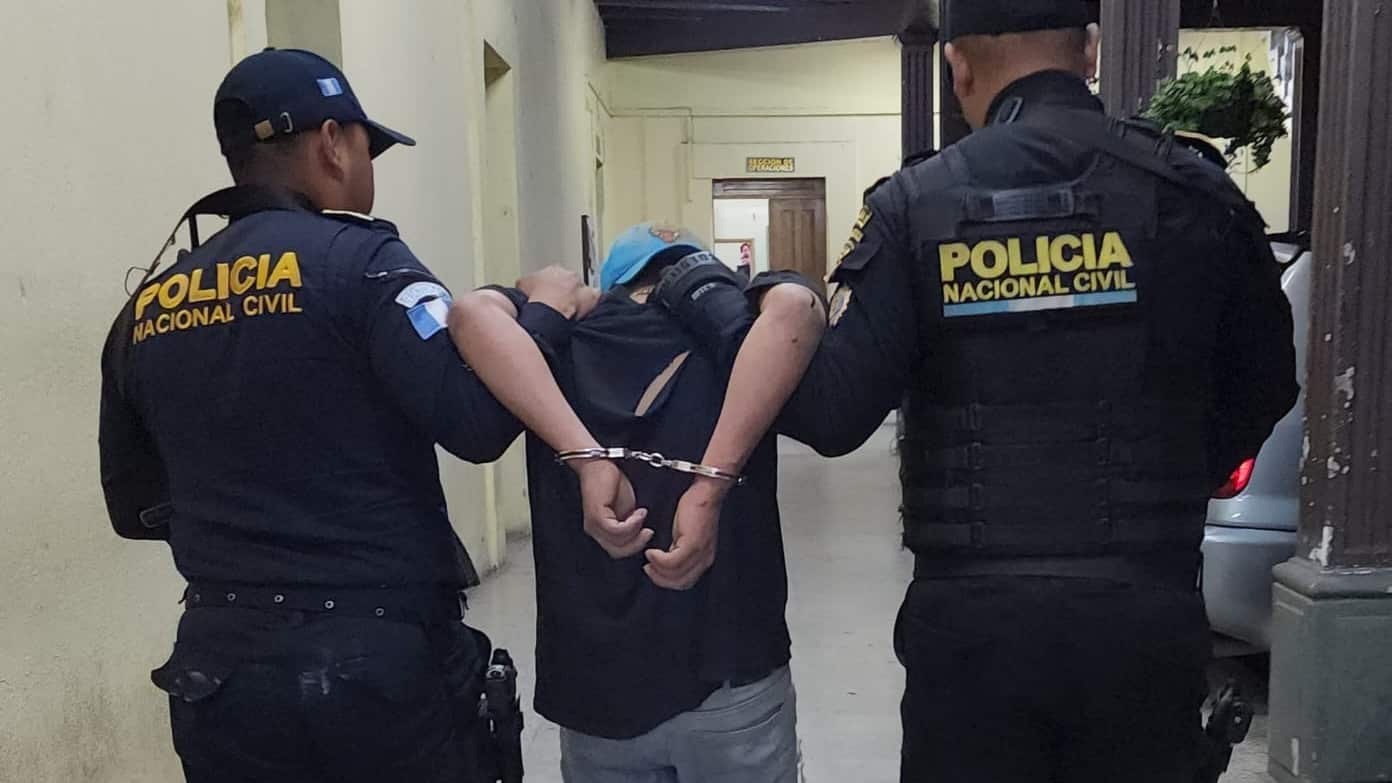 PNC captura a peligroso pandillero. Foto: PNC