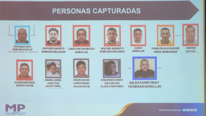 Banda de taxistas Piratas de la muerte en Guatemala.