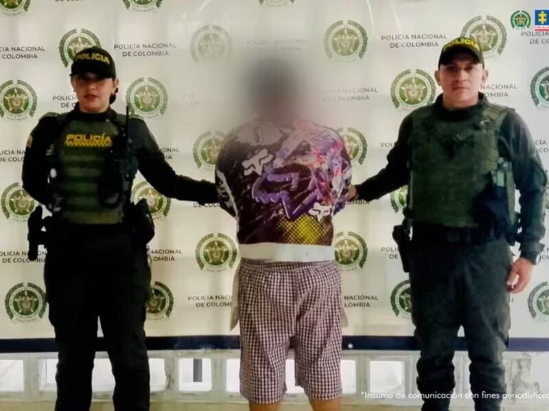 Alex Ferney Patiño Barreiro, fue detenido señalado de abusar de su abuelita.