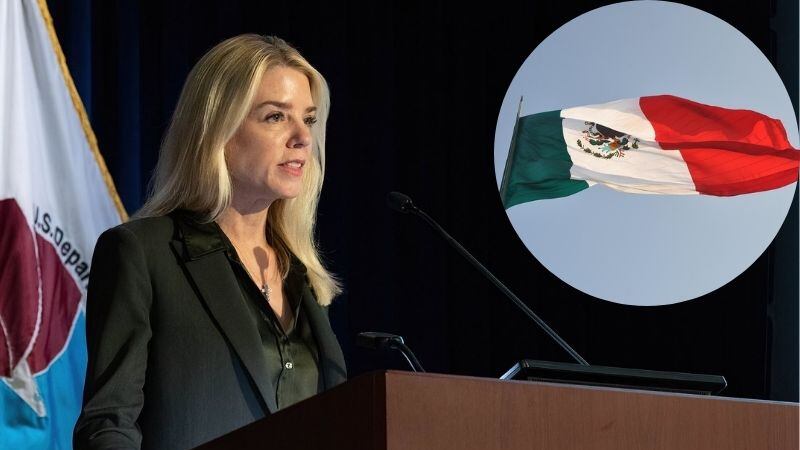 Fiscal general de Estados Unidos, Pam Bondi, incluye a México en la lista de adversarios