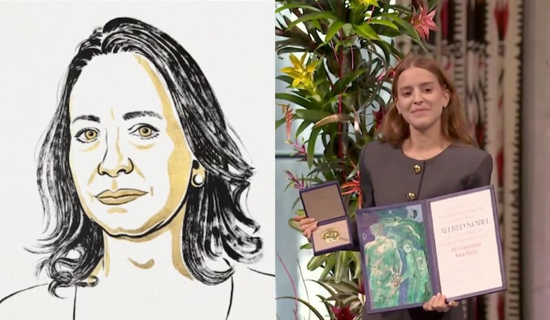 María Corina Machado gana el Premio Nobel de la Paz 2025; su hija lo recibe en Oslo