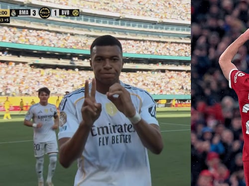 ¡Directo al cielo! Mbappé marca golazo en el Mundial de Clubes y lo dedica a Diogo Jota