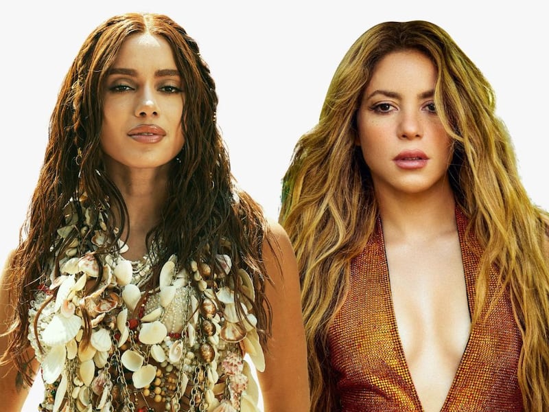 Shakira y Anitta celebran fuerza y libertad femenina con el estreno de “Choka Choka”