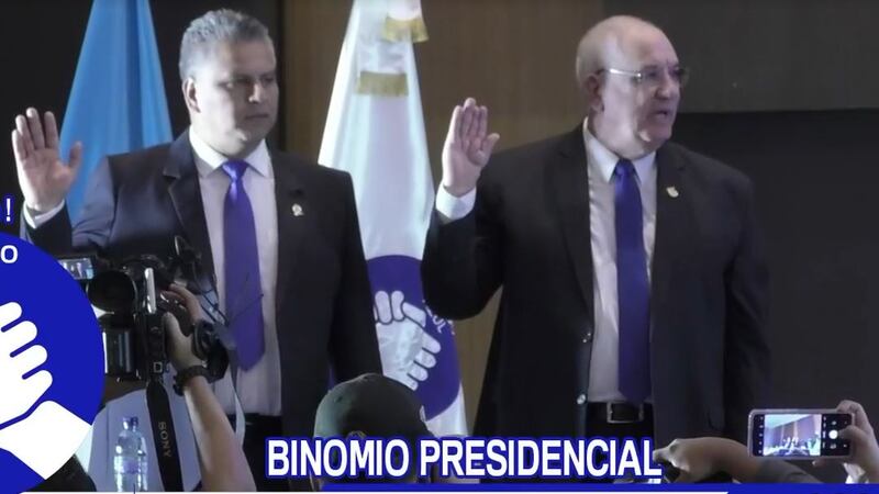 Proclaman binomio presidencial en el Partido Azul