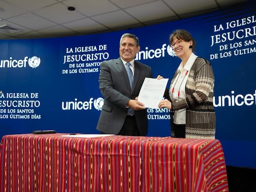 Alianza de La Iglesia de Jesucristo de los Santos de los Últimos Días y UNICEF promueven iniciativas en Centroamérica