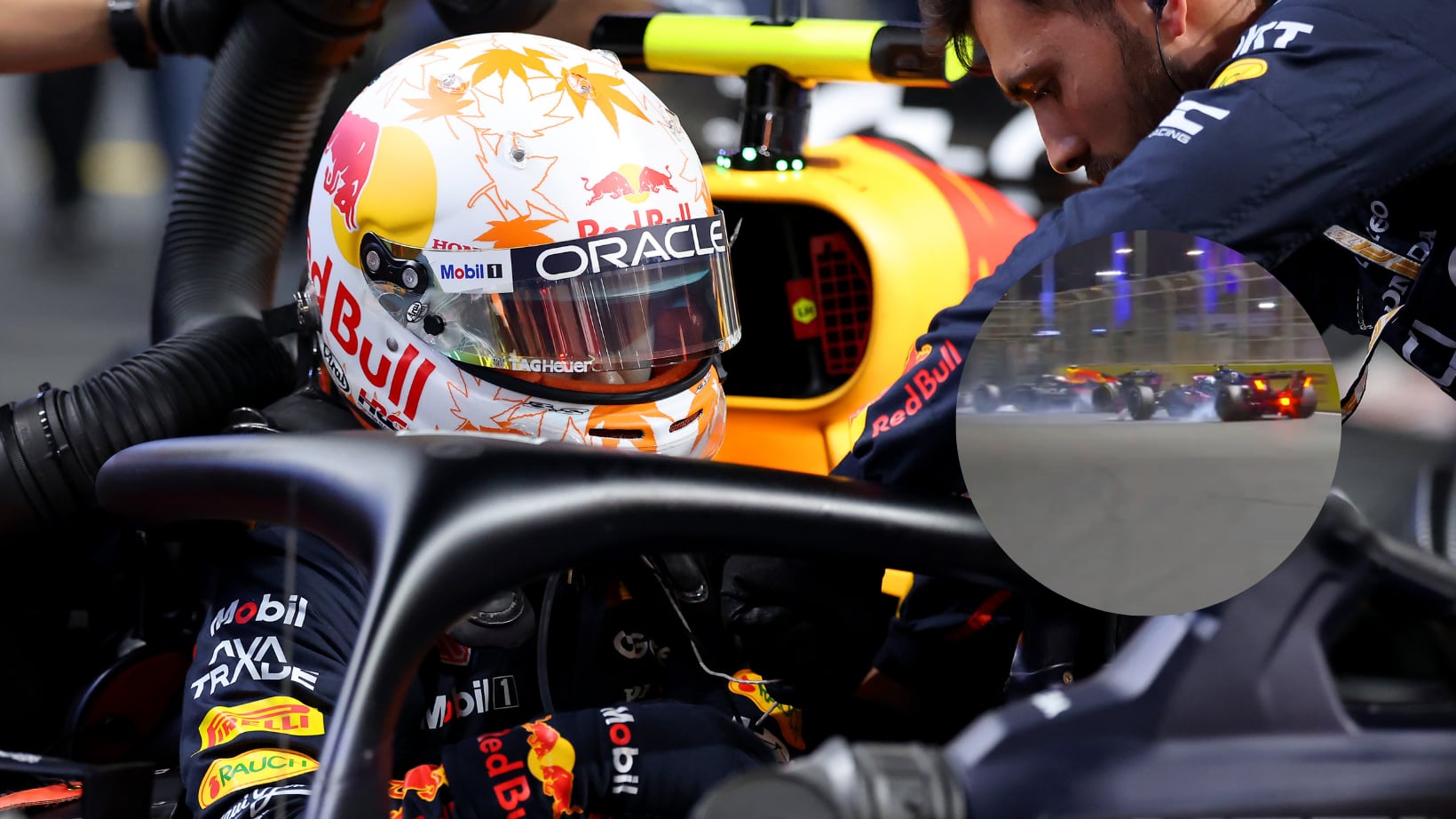 Tsunoda chocó con Gasly.