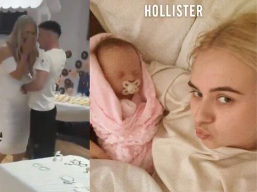 Video: Influencer finge embarazo y utiliza muñeco para engañar a toda su familia