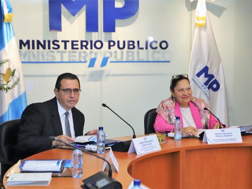 Así fue la reunión entre Consuelo Porras y Gabriel Estuardo García Luna en el MP
