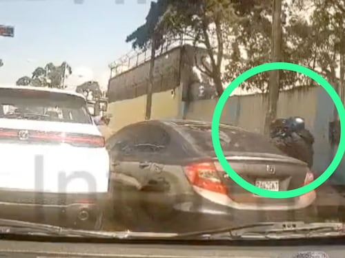 VIDEO. Captan asalto a un automovilista cerca del correccional Las Gaviotas en la zona 13